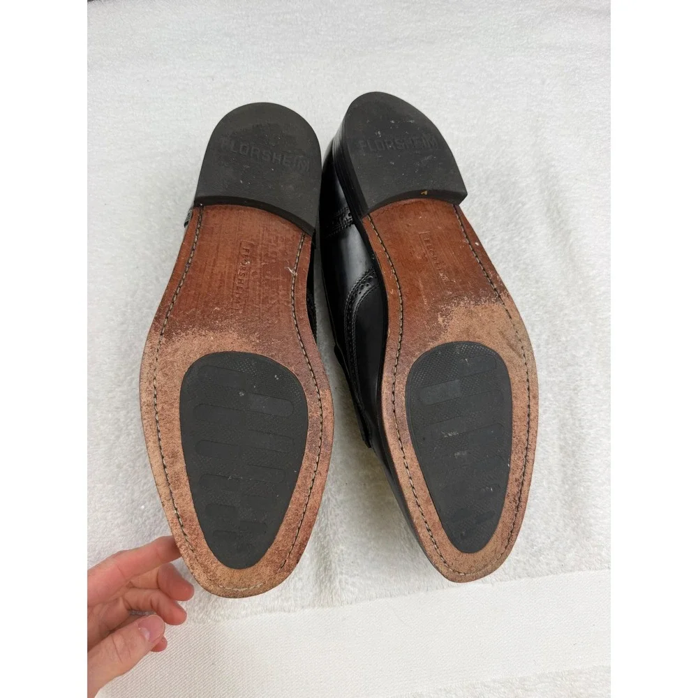 Florsheim black leather